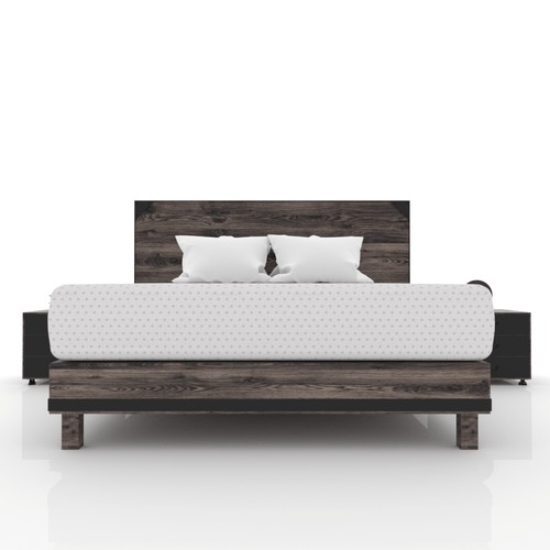 Colchón En Caja Memory Foam Dormez Ortopédico Matrimonial Green Tea+2 Almohadas