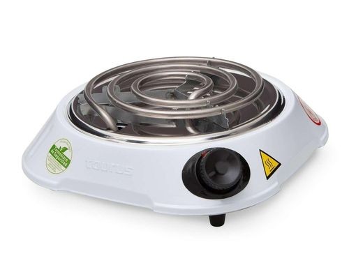 TAURUS ALPHA Parrilla Eléctrica con Control de Temperatura - Blanco