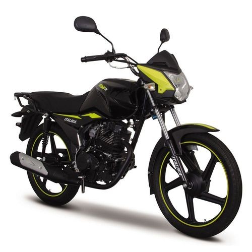 Motocicleta de Trabajo Italika FT150 TS Negra con Amarillo